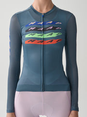 MAAP Evade X Pro Air Women's Longsleeve Jersey 3.0 Uniform Blue