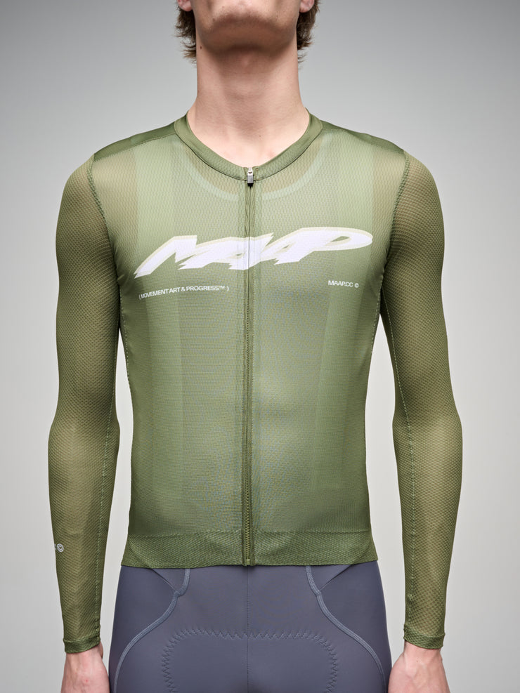 MAAP Evade Blaze Men's Pro Air Longsleeve Jersey 3.0 Gargoyle