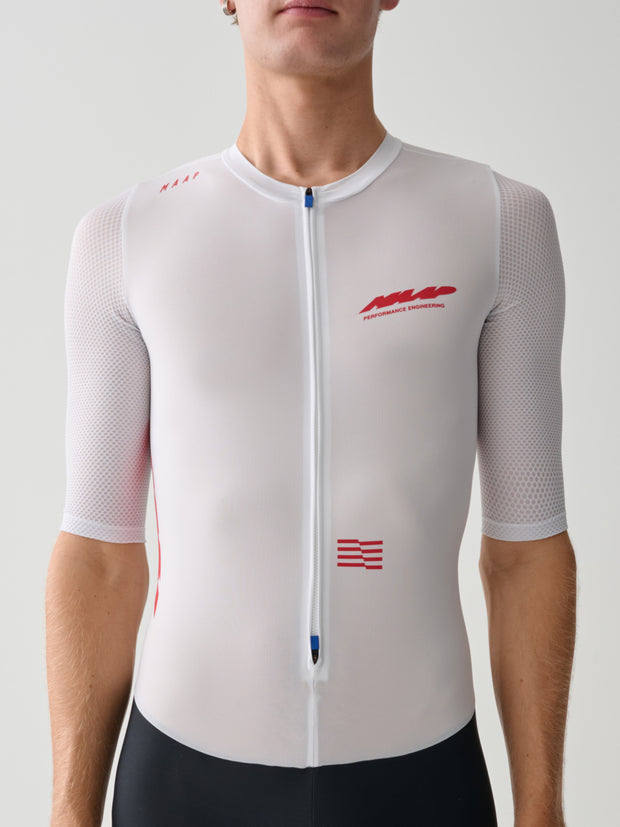 MAAP Eclipse Pro Men's Racesuit White/Infrared