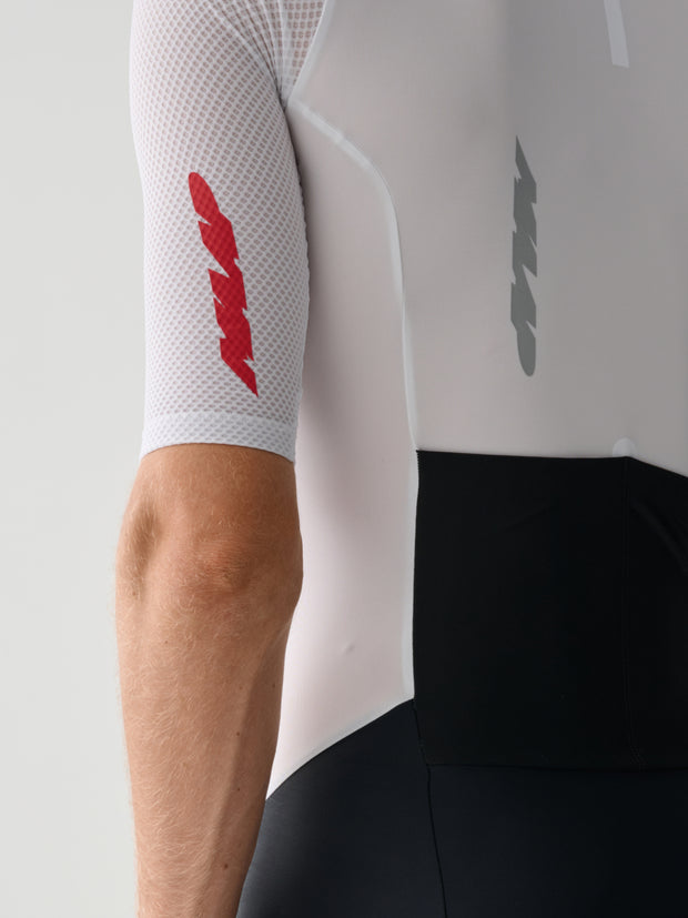MAAP Eclipse Pro Men's Racesuit White/Infrared