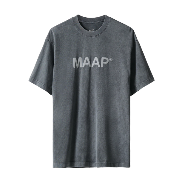 MAAP Essentials Text Tee Acid Black