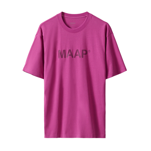 MAAP Essentials Text Tee Magenta