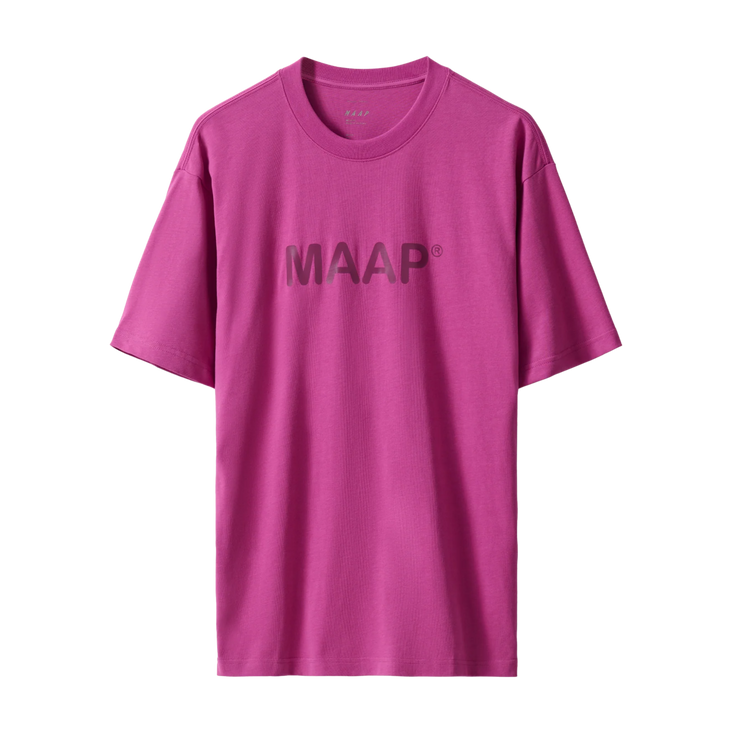 MAAP Essentials Text Tee Magenta