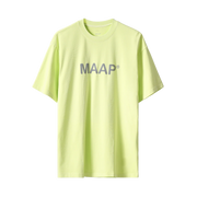 MAAP Essentials Text Tee Shadow Lime