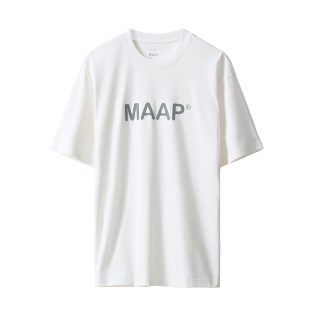 MAAP Essentials Text Tee White