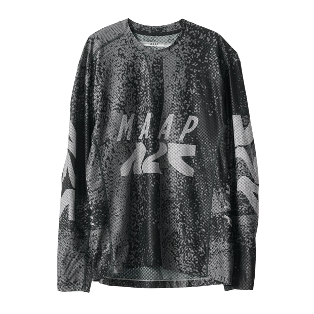 MAAP Alt_Road Men's Mesh Longsleeve Tee Silver/Black
