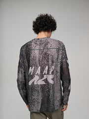 MAAP Alt_Road Men's Mesh Longsleeve Tee Silver/Black