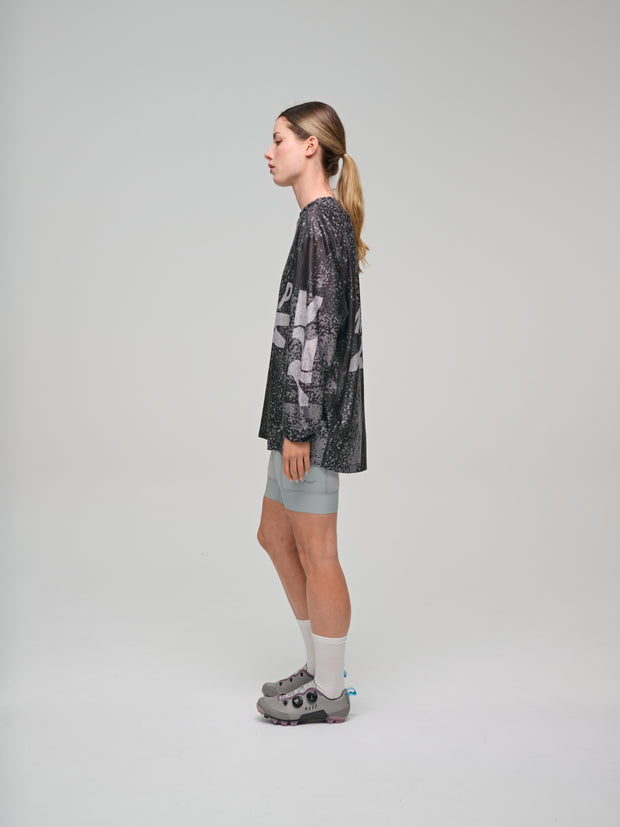 MAAP Alt_Road Men's Mesh Longsleeve Tee Silver/Black
