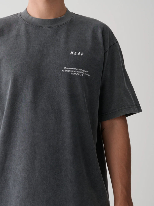 MAAP Essentials Print Tee Acid Black