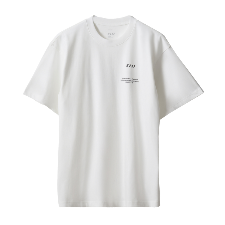 MAAP Essentials Print Tee White