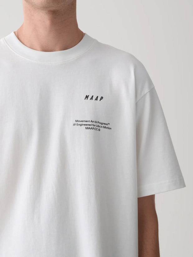 MAAP Essentials Print Tee White
