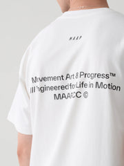 MAAP Essentials Print Tee White