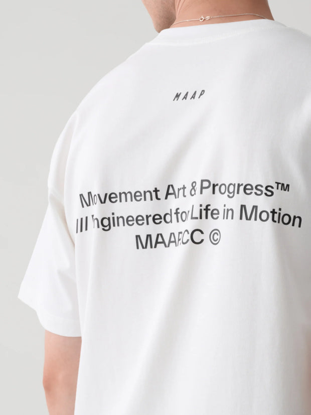 MAAP Essentials Print Tee White