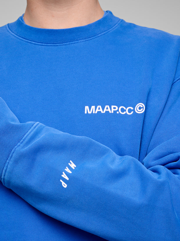 MAAP Essentials CC Crew Sonic Blue