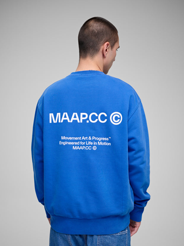 MAAP Essentials CC Crew Sonic Blue