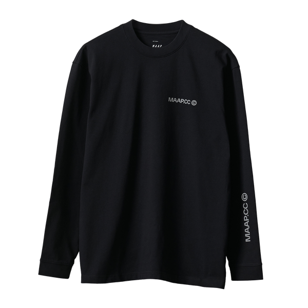 MAAP Essentials CC Long Sleeve Tee Black | Maats.cc – Maats.cc