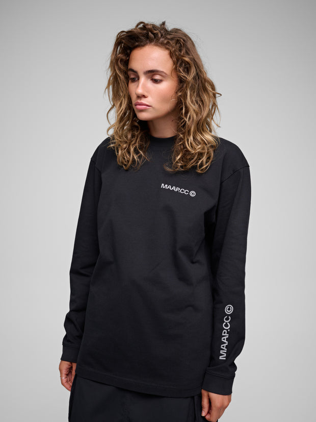 MAAP Essentials CC Long Sleeve Tee Black