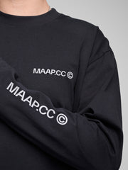 MAAP Essentials CC Long Sleeve Tee Black