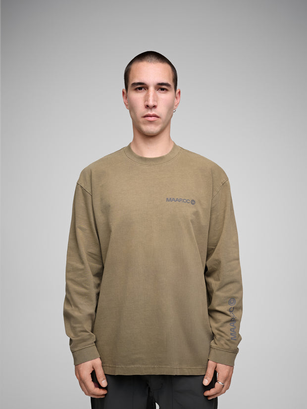 MAAP Essentials CC Long Sleeve Tee Silver Sage