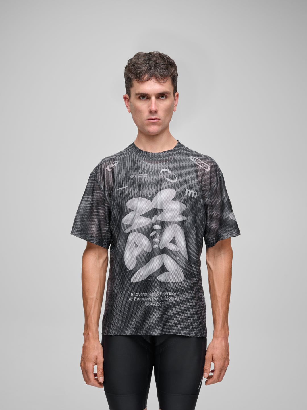 MAAP Spectrum Air Mesh Tee Carbon Black | Maats.cc – Maats.cc