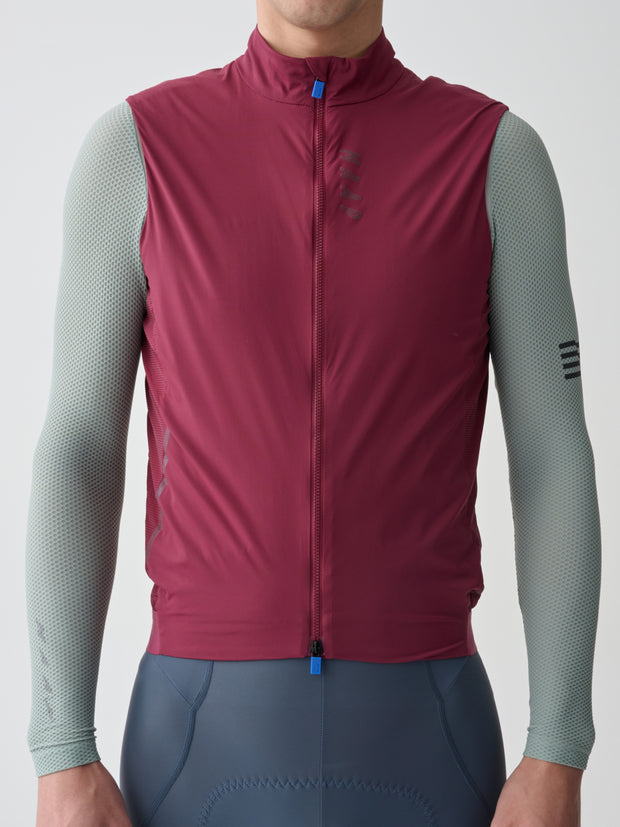 MAAP Flow Men's Insulated Vest Dark Plum - Maats Cycling Culture