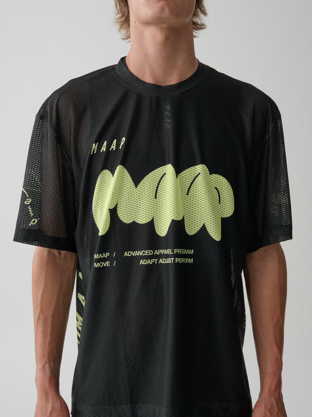 MAAP Aerate Men's Mesh Tee Black