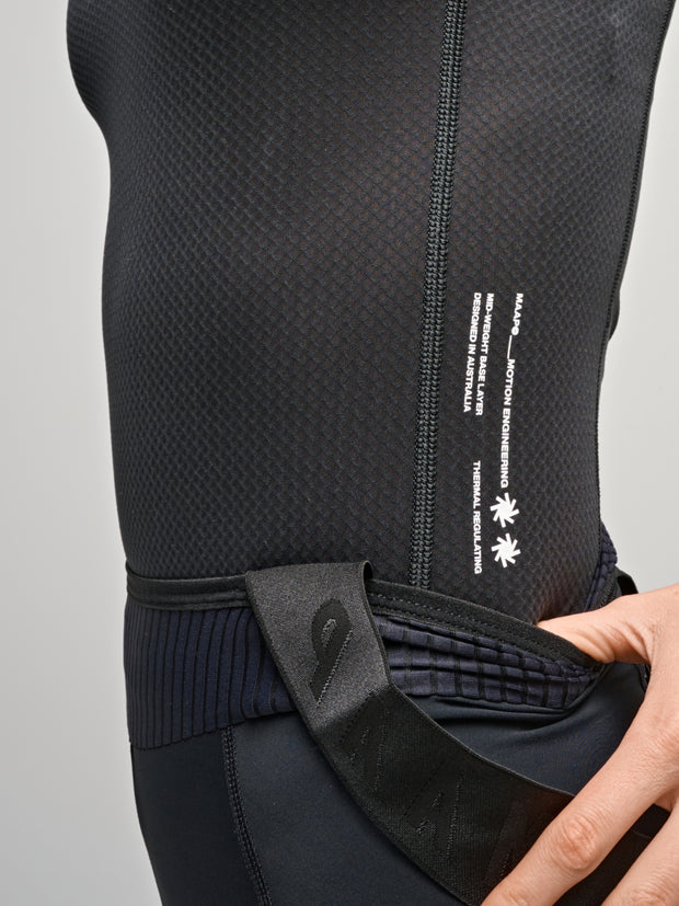 MAAP Women's Team Mesh Base Layer Black