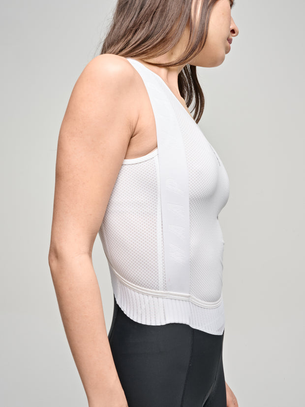 MAAP Women's Team Mesh Base Layer White