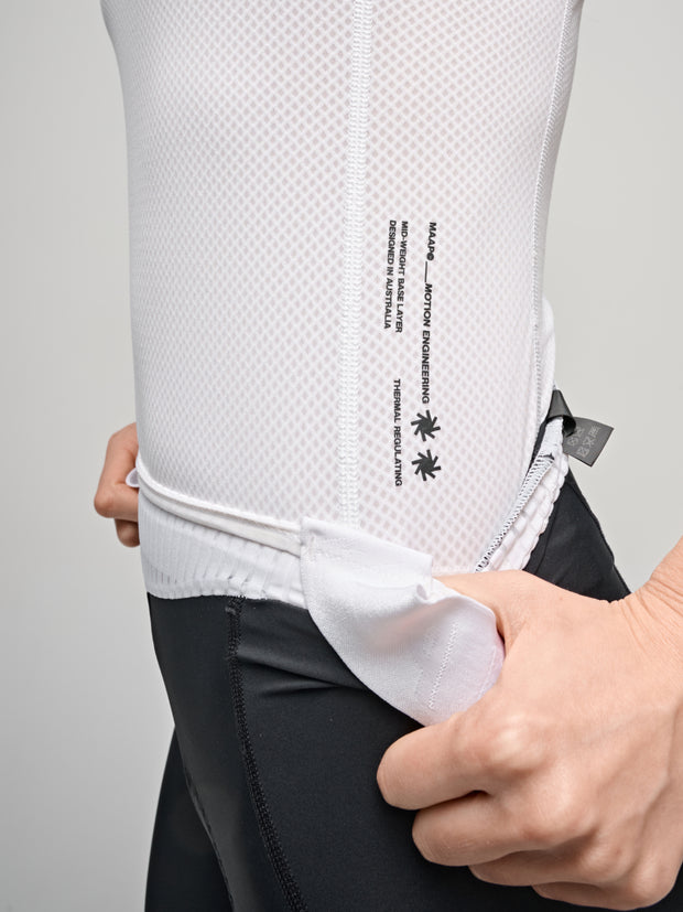 MAAP Women's Team Mesh Base Layer White