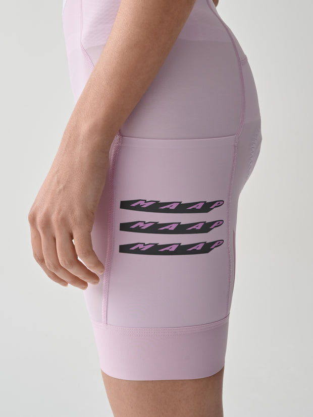 MAAP Evade X Team Evo Women's Cargo Bib Shorts Cherry Blossom