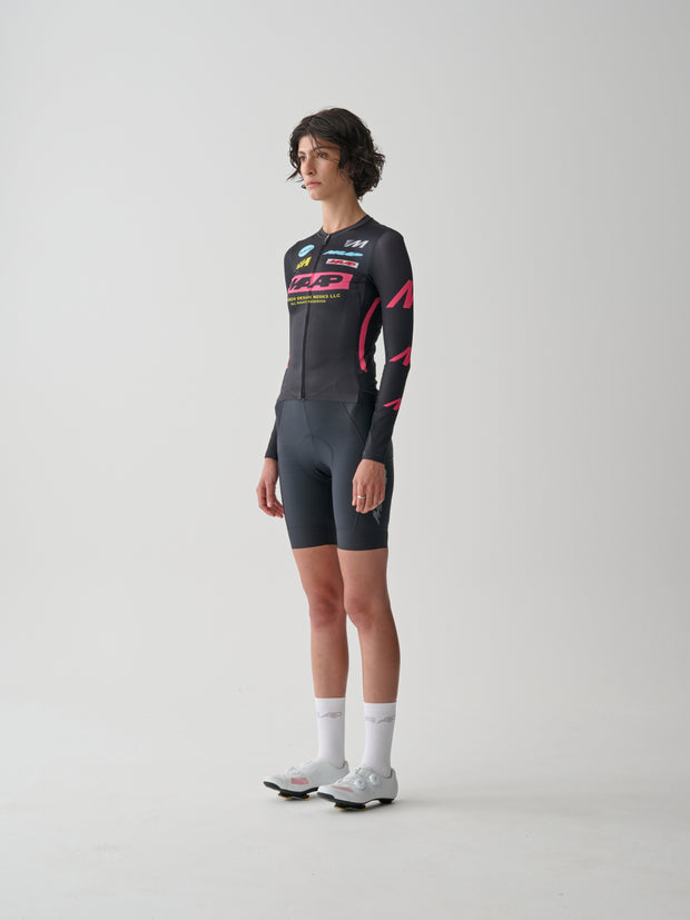 MAAP x Bleach Team Evo Women's Cargo Bib Shorts Black/Chrome