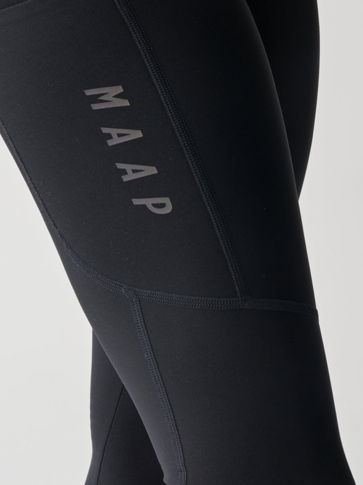 MAAP Team EVO Women's Thermal Cargo Bib Tights Black - Maats Cycling Culture