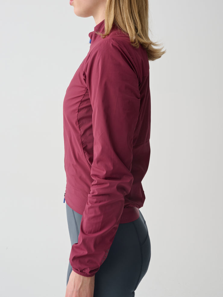 MAAP Flow Women's Insulated Jacket Dark Plum - Maats Cycling Culture