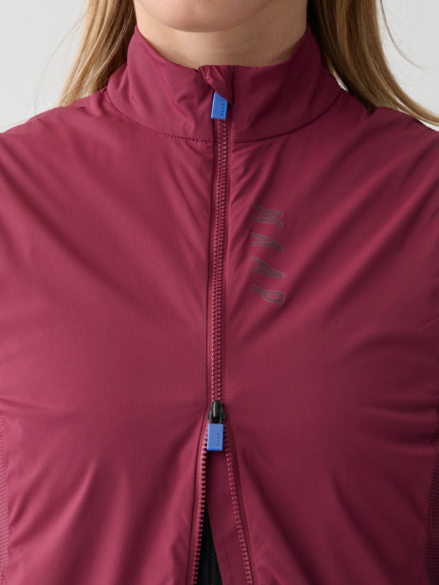 MAAP Flow Women's Insulated Jacket Dark Plum - Maats Cycling Culture