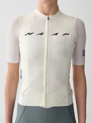 MAAP Evade Pro Base Women's Jersey 2.0 Chalk - Maats Cycling Culture