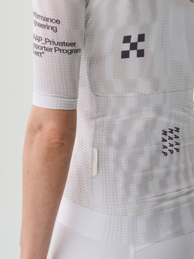 MAAP Privateer F.O Women's Pro Air Jersey 3.0 White