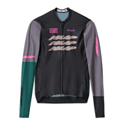 MAAP Eclipse Pro Air Women's Longsleeve Jersey 2.0 Black/Morel - Maats Cycling Culture