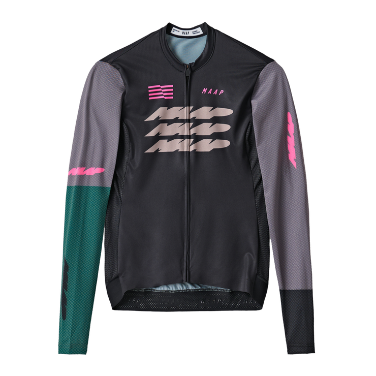 MAAP Eclipse Pro Air Women's Longsleeve Jersey 2.0 Black/Morel - Maats Cycling Culture