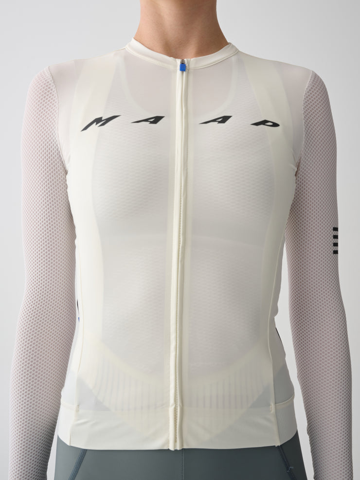 MAAP Evade Pro Base Women's Longsleeve Jersey 2.0 Chalk