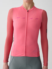 MAAP Evade Pro Base Women's Longsleeve Jersey 2.0 Epic Pink - Maats Cycling Culture