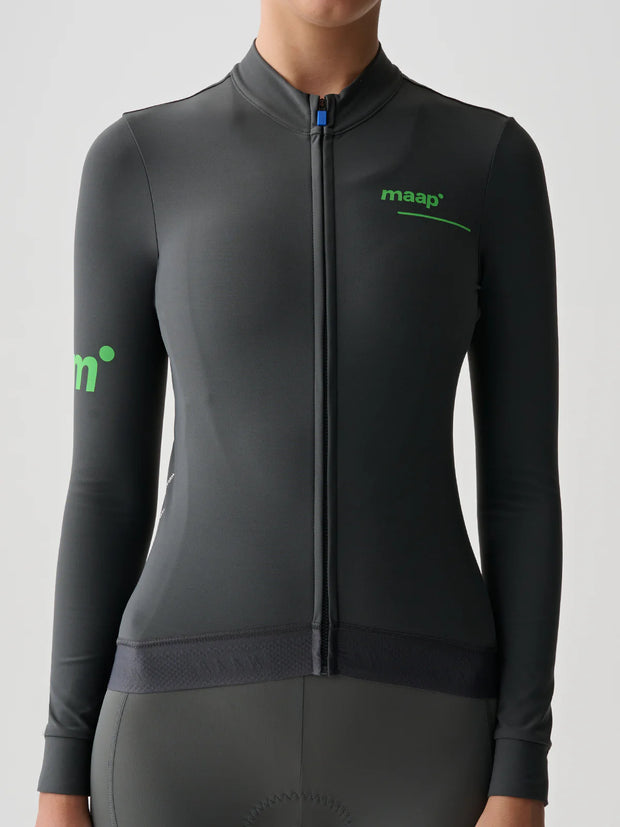MAAP Training Women's Thermal Longsleeve Jersey Dark Shadow