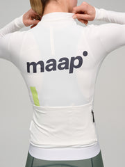 MAAP Training Women's Thermal Longsleeve Jersey White