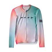 MAAP Blurred Out Pro Hex Women's Longsleeve Jersey Flame Mix - Maats Cycling Culture