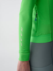 MAAP Evade Women's Thermal Longsleeve Jersey 2.0 Limedrop - Maats Cycling Culture