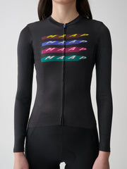 MAAP Evade X Pro Air Women's Longsleeve Jersey 2.0 Black - Maats Cycling Culture