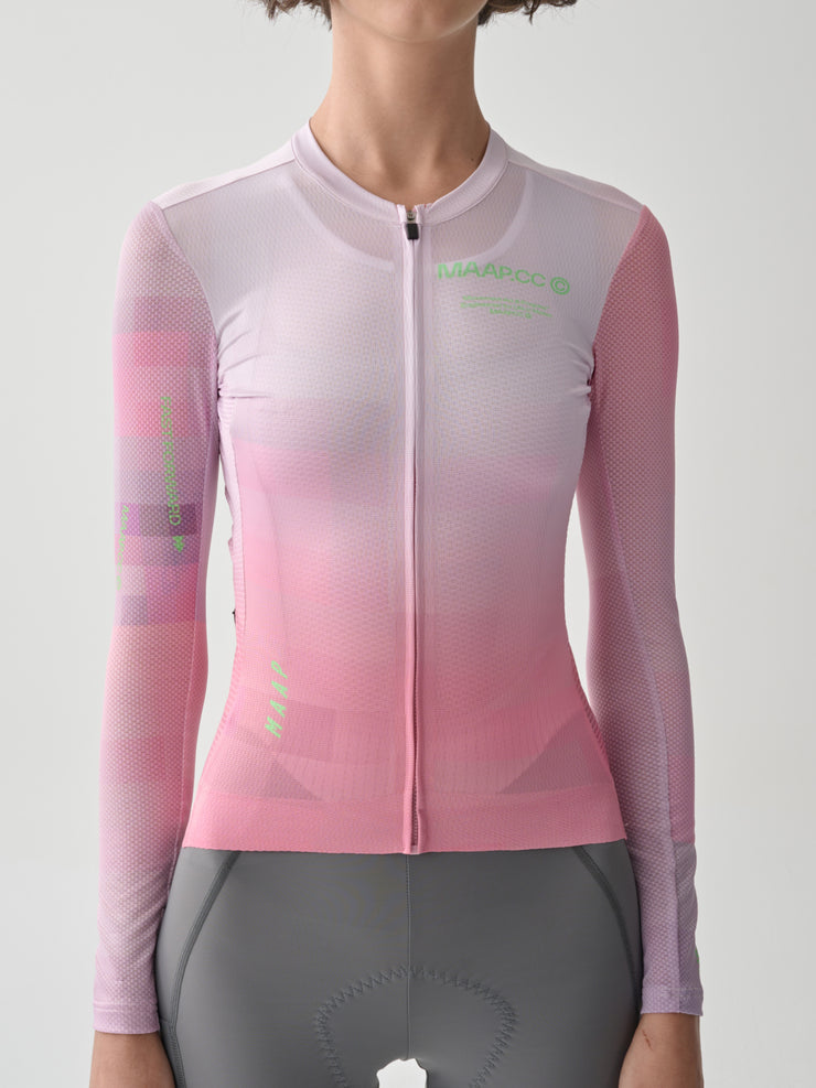 MAAP Blur Women's Pro Air Longsleeve Jersey 3.0 Rosa