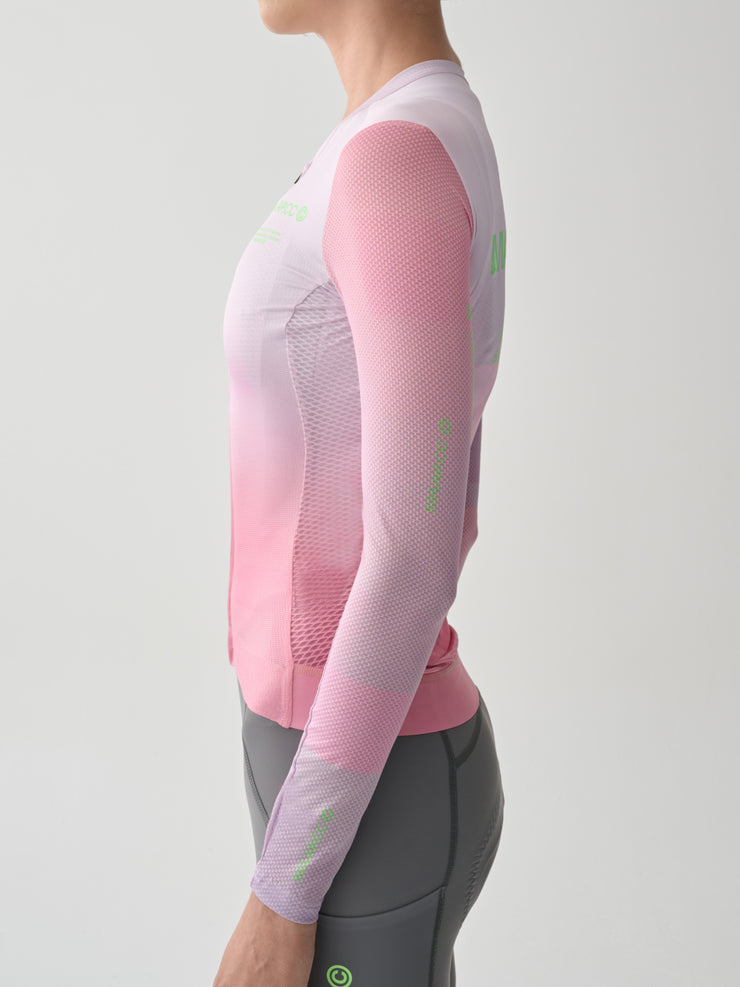 MAAP Blur Women's Pro Air Longsleeve Jersey 3.0 Rosa