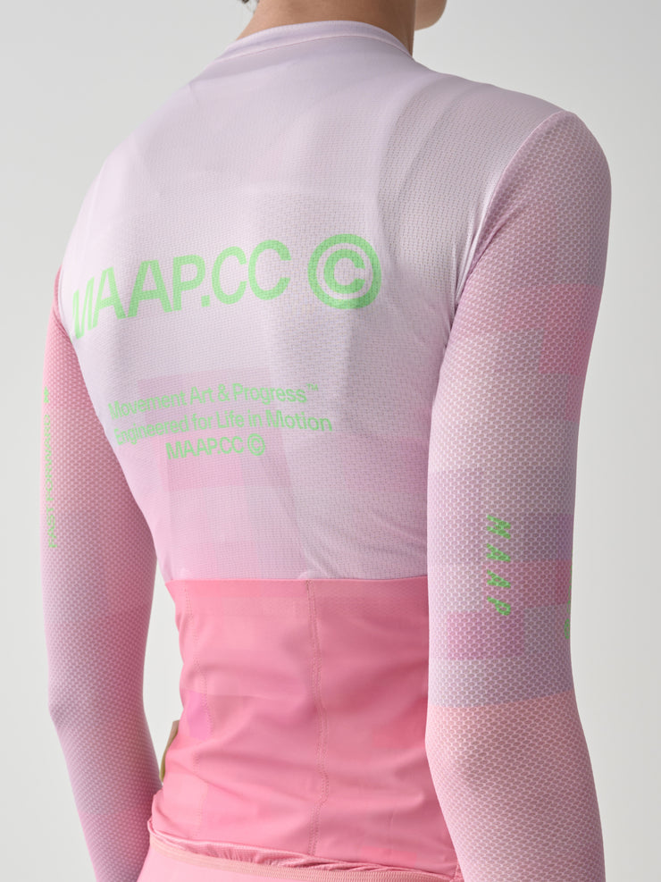 MAAP Blur Women's Pro Air Longsleeve Jersey 3.0 Rosa