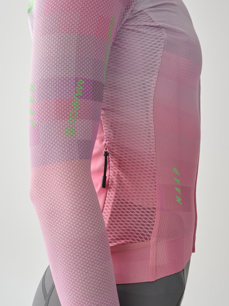 MAAP Blur Women's Pro Air Longsleeve Jersey 3.0 Rosa