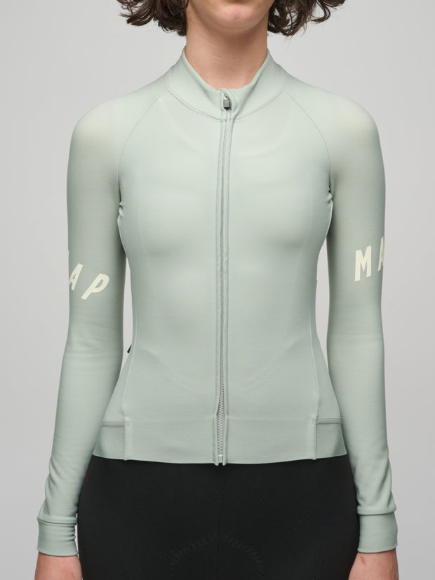 MAAP Aeon Women's Winter Thermal Longsleeve Jersey Greystone